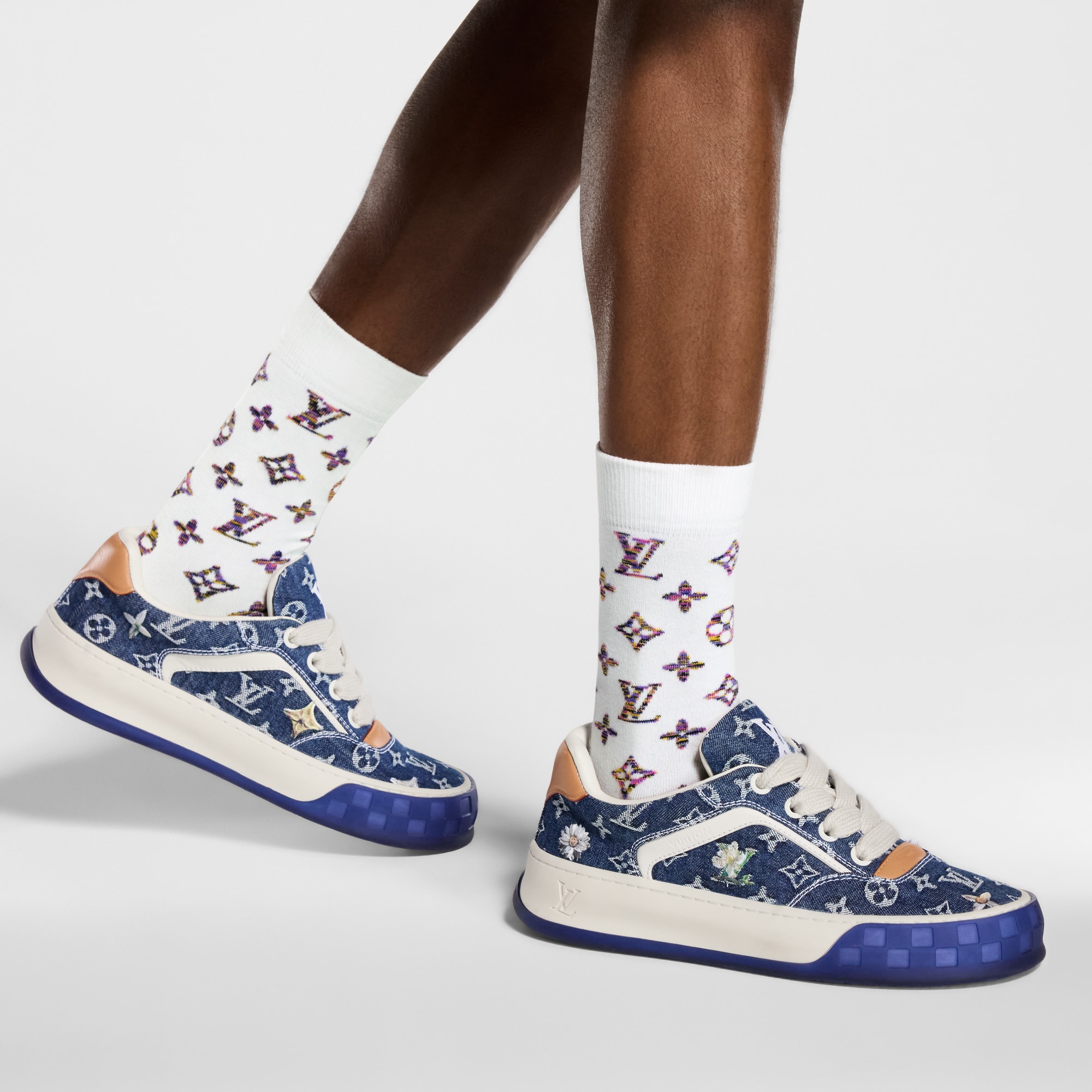 新品　ルイヴィトン　ソックス・モノグラム　スポンジ　LOUIS VUITTON Monogram Sponge Socks S00 - Accessories | LOUIS VUITTON